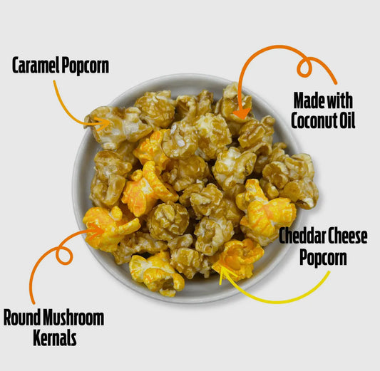 Cheddar Caramel Popcorn
