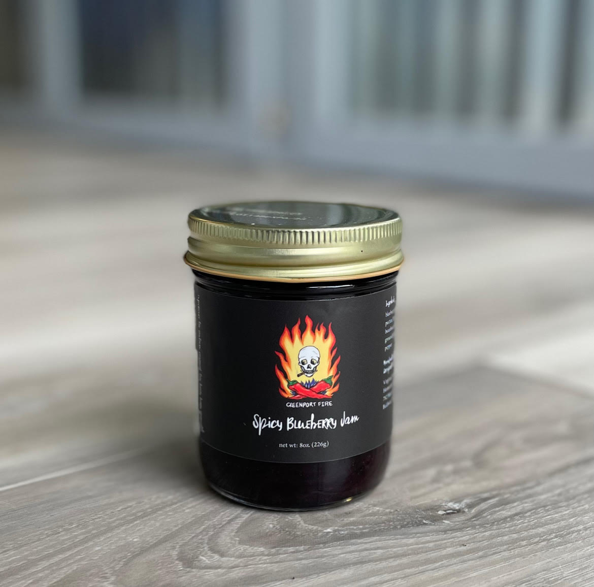 Greenport Fire Spicy Blueberry Jam