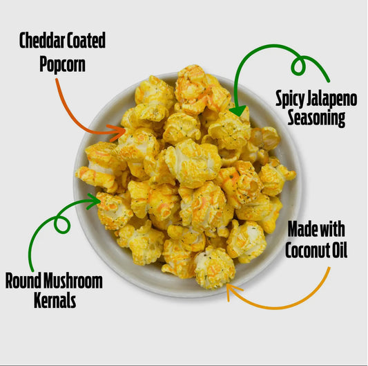 Jalapeño Cheddar Popcorn